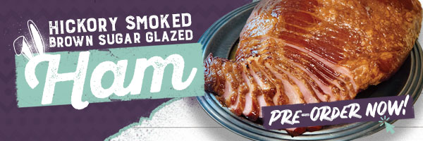 Hickory Smoked Brown Sugar Glazed Ham