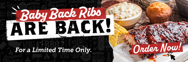 Famous Dave's Baby Back Ribs available for limited time