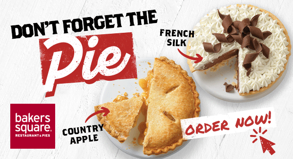 Bakers Square Whole Pies available at Famous Dave's Cleveland