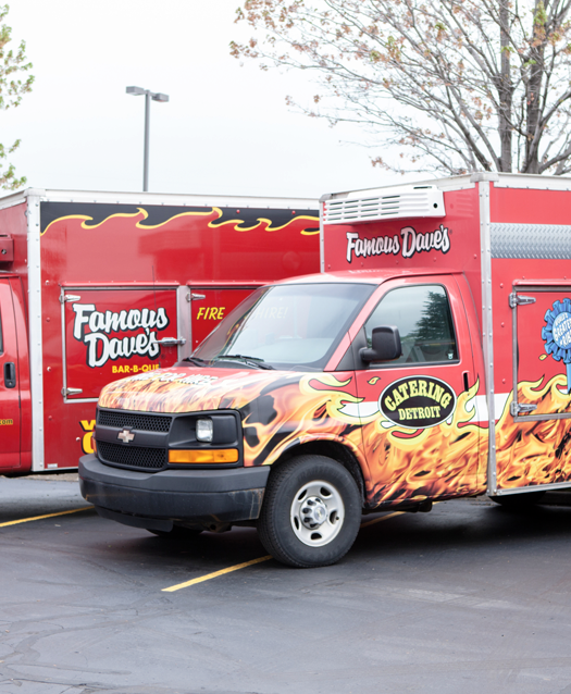 Famous Dave's Catering Truck